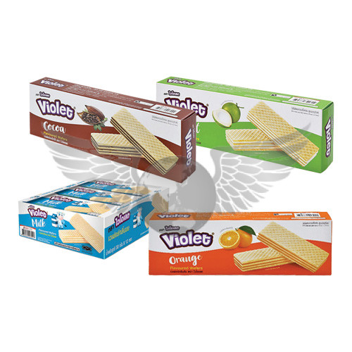 Violet Flavoured Wafers