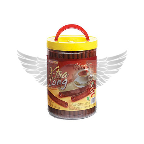 Biskitop Xtra Long Chocolate Wafer Roll