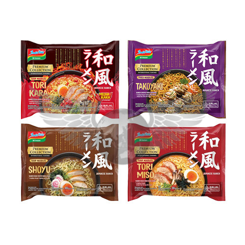 Indomie Premium Collection Instant Noodles Japanese Ramen